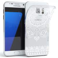 Samsung Galaxy S7 Handyhülle - Transparent mit hübschen Designs - 1250 Stck. - Schutzhülle - Handy Cover - Schutz