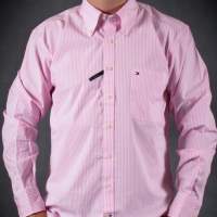 Tommy Hilfiger shirt white pink stripes