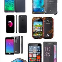 Le seguenti marche di smartphone di Apple, Nokia, Samsung, LG, Sony sono incluse nell'articolo