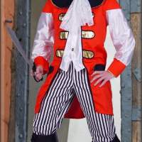 Herren Kostüm Pirat Seemann Capitain Hook gr 54