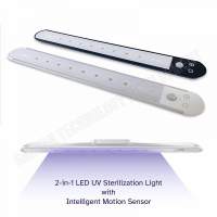Lámpara de desinfección UVC 2 en 1 Luz de gabinete de esterilización LED UV inteligente