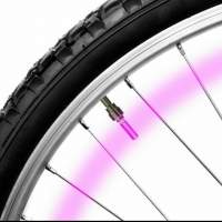 2er Set Fahrrad Ventil Licht / Lampe LED div. Farben
