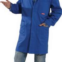 Professional coat BW290 size. 48 royal blue 100% cotton