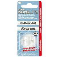 MAG-LITE replacement bulbs for MiniMag AA+AAA 2 pieces