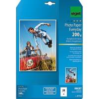 Sigel photo paper Everyday-plus IP710 DIN A4 200g white 20 sheets/pack.