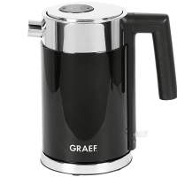 GRAEF kettle 1l, 2000W black/stainless steel