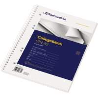 Soennecken notebook 2365 DIN A5 perforated squared 80 sheets