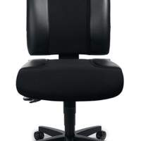Office swivel chair black/black Seat H.420-540mm without armrests