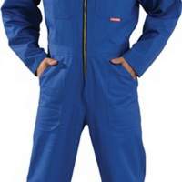 Rally suit BW290 size. 60 royal blue 100% cotton
