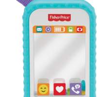 Mattel Fisher-Price Selfie Phone in a counter display of 6 pieces