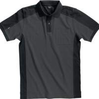 FHB Polo-Shirt Konrad Gr.L anthrazit-schwarz 65%BW/35%PES 300 g/qm