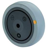 Antistatic rubber wheel, Ø 100 mm, width: 28 mm, 70 kg
