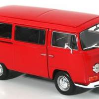 Welly VW Bus T2 1972 rot, Maßstab: 1:24, 1 Stück