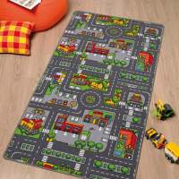 City play mat 80x150cm display with 16 pieces