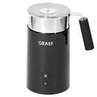 GRAEF milk frother 400ml, 450W black/stainless steel