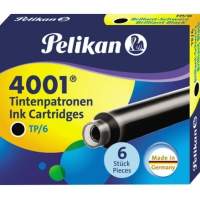 Pelikan ink cartridge 4001 TP/6 301218 brilliant black 6 pieces/pack.