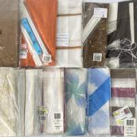 Vendita all'ingrosso di tessuti per la casa: tende a pacchetto, tessuti per tende a rullo, per rivenditori, vari colori, misure,
